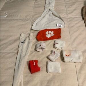 Game worn Clemson football accessories!
